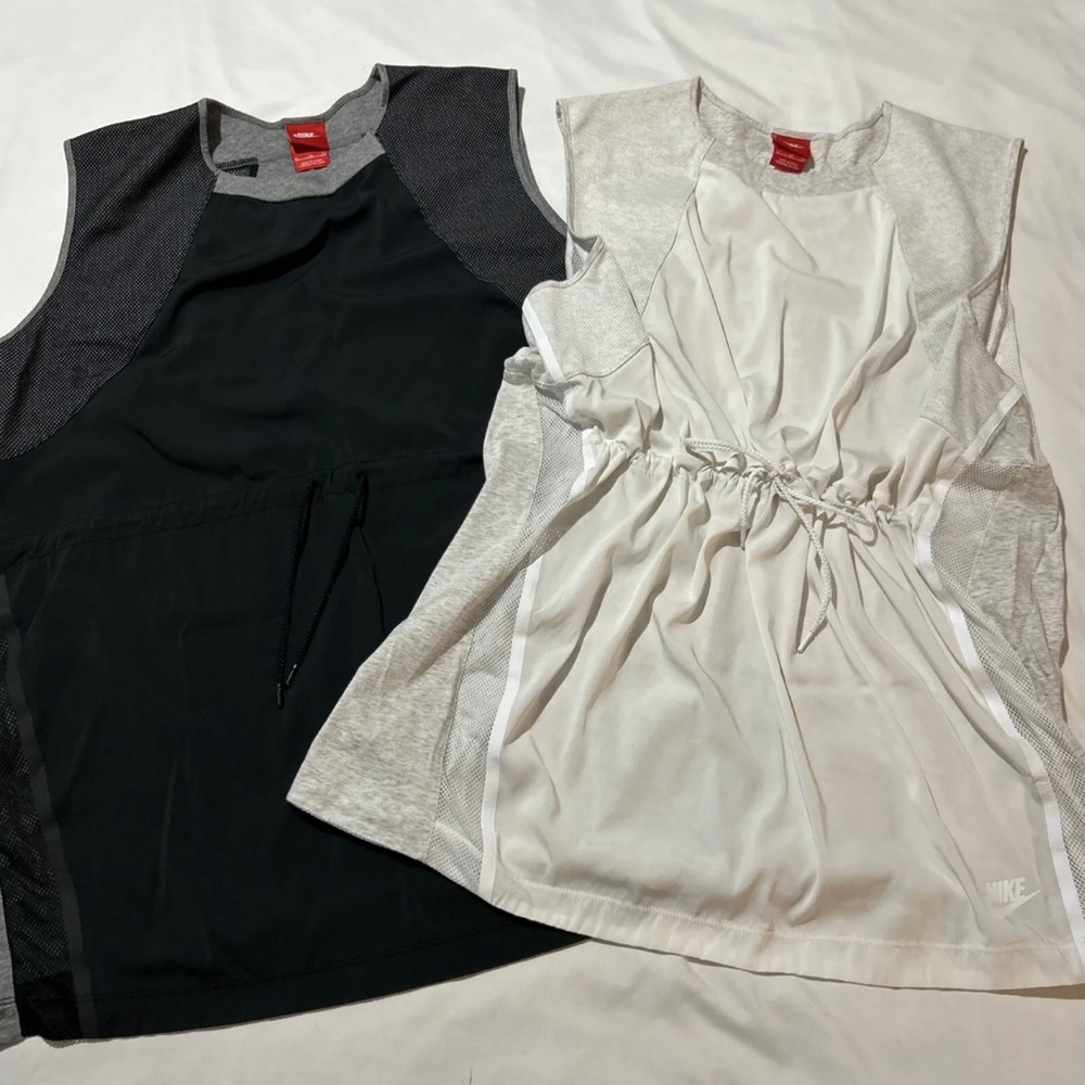 Women’s Nike Tennis Skirt Rompers/one Piece, Size XL, One Black & One White